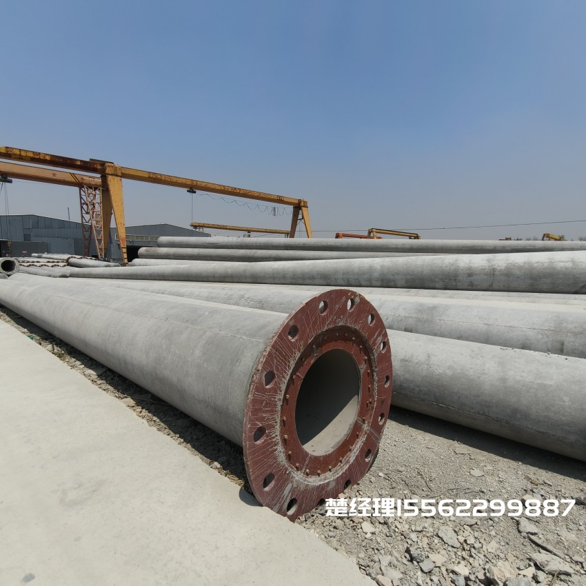 浩口原种场12米无拉线电杆